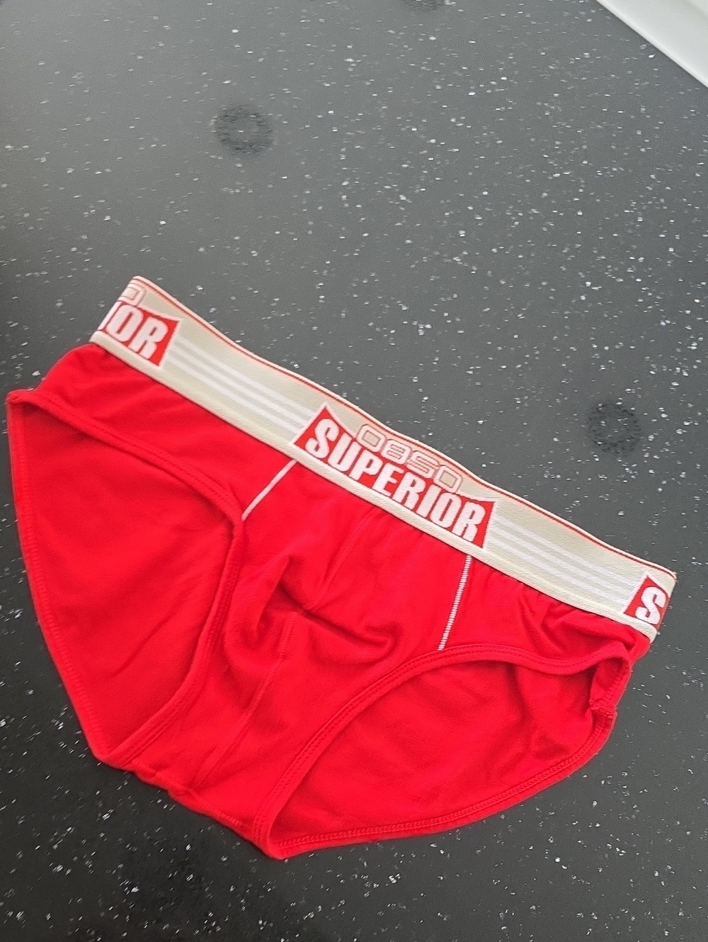 Men’s Red Cotton Briefs
